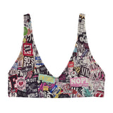 I'm's A Rebel Recycled Padded Bikini Top