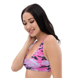 I'm's The Pink In This Camo World Recycled Padded Bikini Top