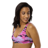 I'm's The Pink In This Camo World Recycled Padded Bikini Top