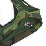 I'm's The Pink In This Camo World Recycled Padded Bikini Top