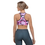 I'm's The Pink in This Camo World Sports bra