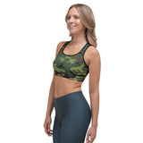 I'm's The Pink in This Camo World Sports bra