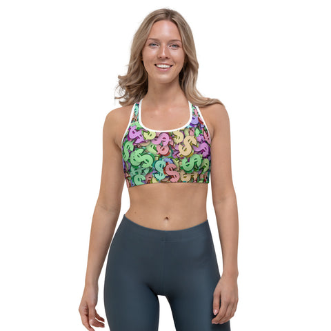 I'm's Color of Money Sports bra