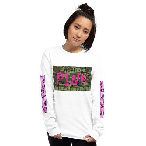 I'm's The Pink In This Camo World Long Sleeve T-Shirt