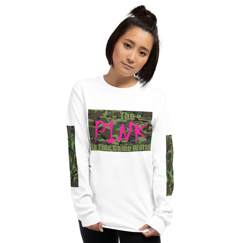 I'm's The Pink In This Camo World Long Sleeve T-Shirt