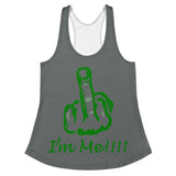 I'm's Me (The Finger) Women's Racerback Tank