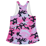 I'm's The Pink in This Camo World Women's Racerback Tank