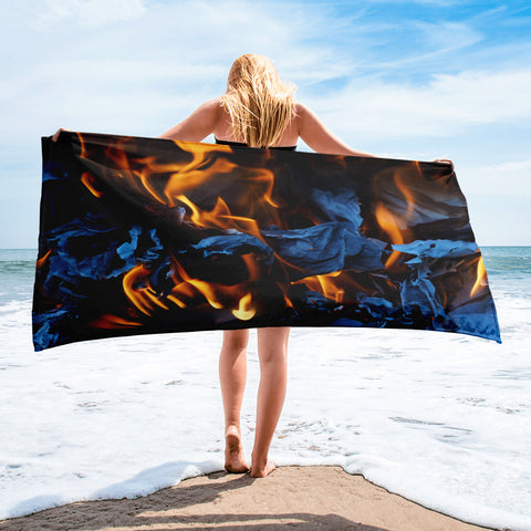 I'm's On Fire Horizontal Towel