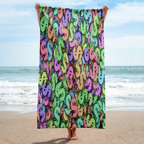 I'm's Color Of Money Vertical Towel