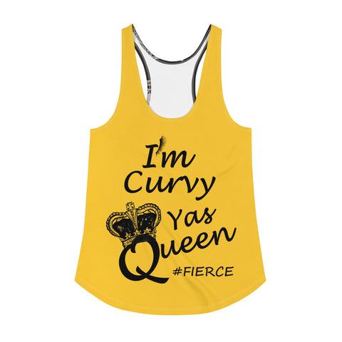 I'm's Curvy Yas Queen Women's Racerback Tank