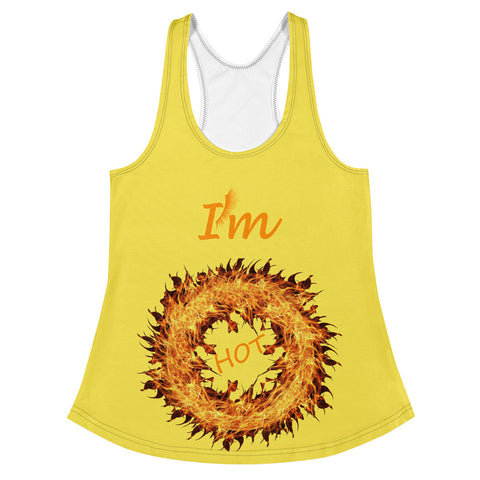 I'm's Sooo Hot Women's Racerback Tank