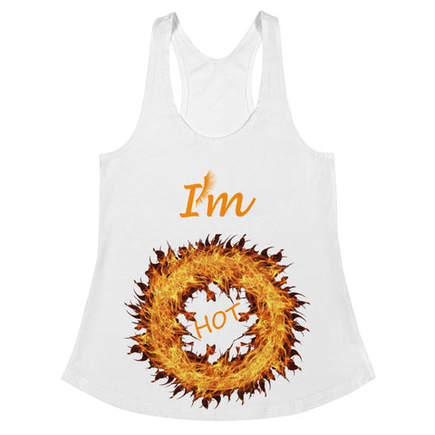 I'm's Sooo Hot Women's Racerback Tank