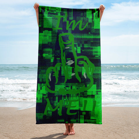 I'm's Me (The Finger) Vertical Towel