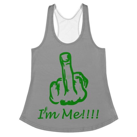 I'm's Me (The Finger) Women's Racerback Tank