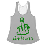 I'm's Me (The Finger) Women's Racerback Tank