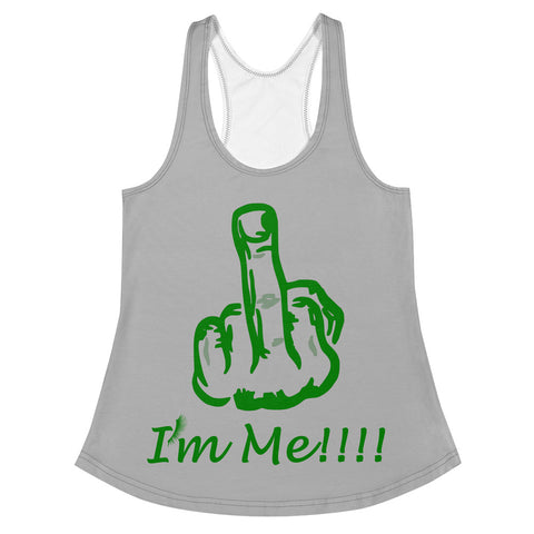 I'm's Me (The Finger) Women's Racerback Tank