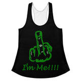 I'm's Me (The Finger) Women's Racerback Tank