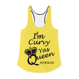 I'm's Curvy Yas Queen Women's Racerback Tank