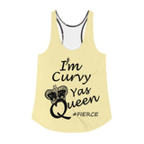 I'm's Curvy Yas Queen Women's Racerback Tank