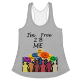 I'm's Free 2 B Me Women's Racerback Tank