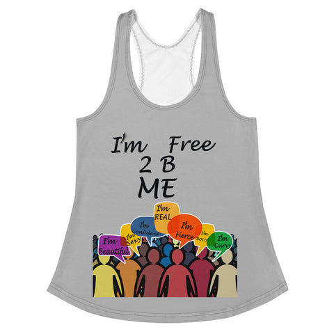 I'm's Free 2 B Me Women's Racerback Tank