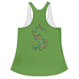 I'm's Color of Money Women's Racerback Tank