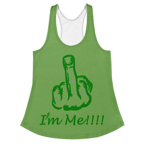 I'm's Me (The Finger) Women's Racerback Tank