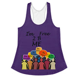 I'm's Free 2 B Me Women's Racerback Tank