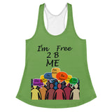 I'm's Free 2 B Me Women's Racerback Tank