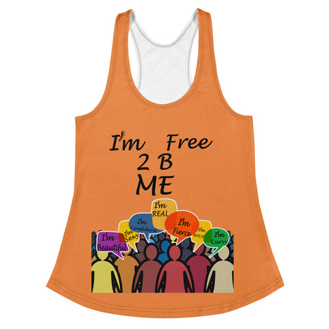 I'm's Free 2 B Me Women's Racerback Tank