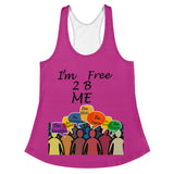 I'm's Free 2 B Me Women's Racerback Tank