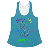 I'm's Color of Money Women's Racerback Tank