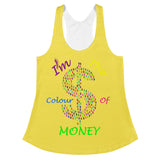 I'm's Color of Money Women's Racerback Tank