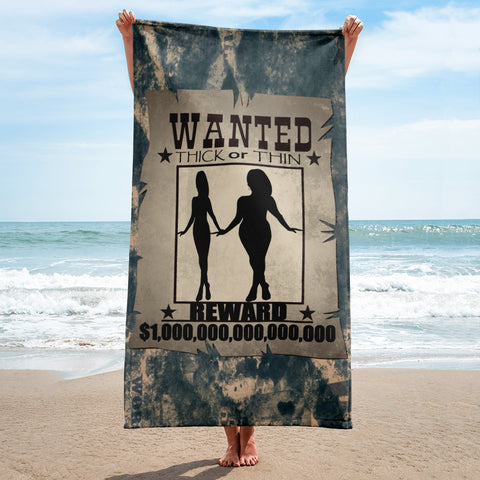 I'm's Wanted Thick or Thin Vertical Towel