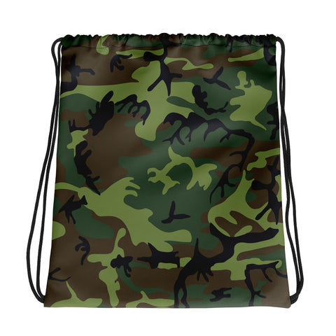 I'm's The Pink In This Camo World Drawstring bag