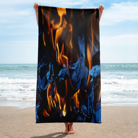 I'm's On Fire Vertical Towel