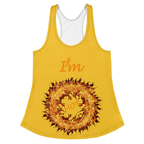 I'm's Sooo Hot Women's Racerback Tank