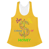 I'm's Color of Money Women's Racerback Tank