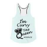 I'm's Curvy Yas Queen Women's Racerback Tank