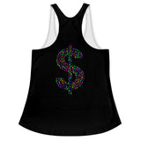 I'm's Color of Money Women's Racerback Tank