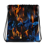 I'm's On Fire Drawstring bag