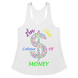 I'm's Color of Money Women's Racerback Tank