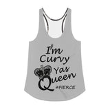 I'm's Curvy Yas Queen Women's Racerback Tank