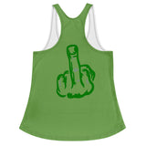 I'm's Me (The Finger) Women's Racerback Tank