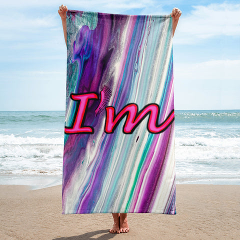 I'm's Thin So Is My Patience Vertical Towel