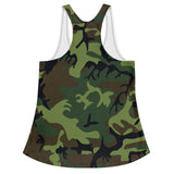 I'm's The Pink in This Camo World Women's Racerback Tank