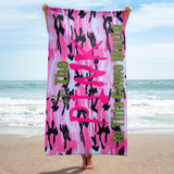 I'm's The Pink In This Camo World Horizontal Towel