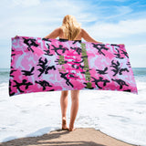 I'm's The Pink In This Camo World Vertical Towel