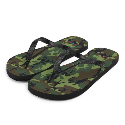 I'm's The Pink In This Camo World Flip-Flops