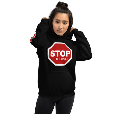 I'm's Stop Judging Hooded Sweatshirt